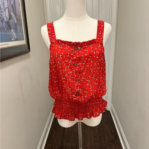 Sienna Sky Red Floral Blouse